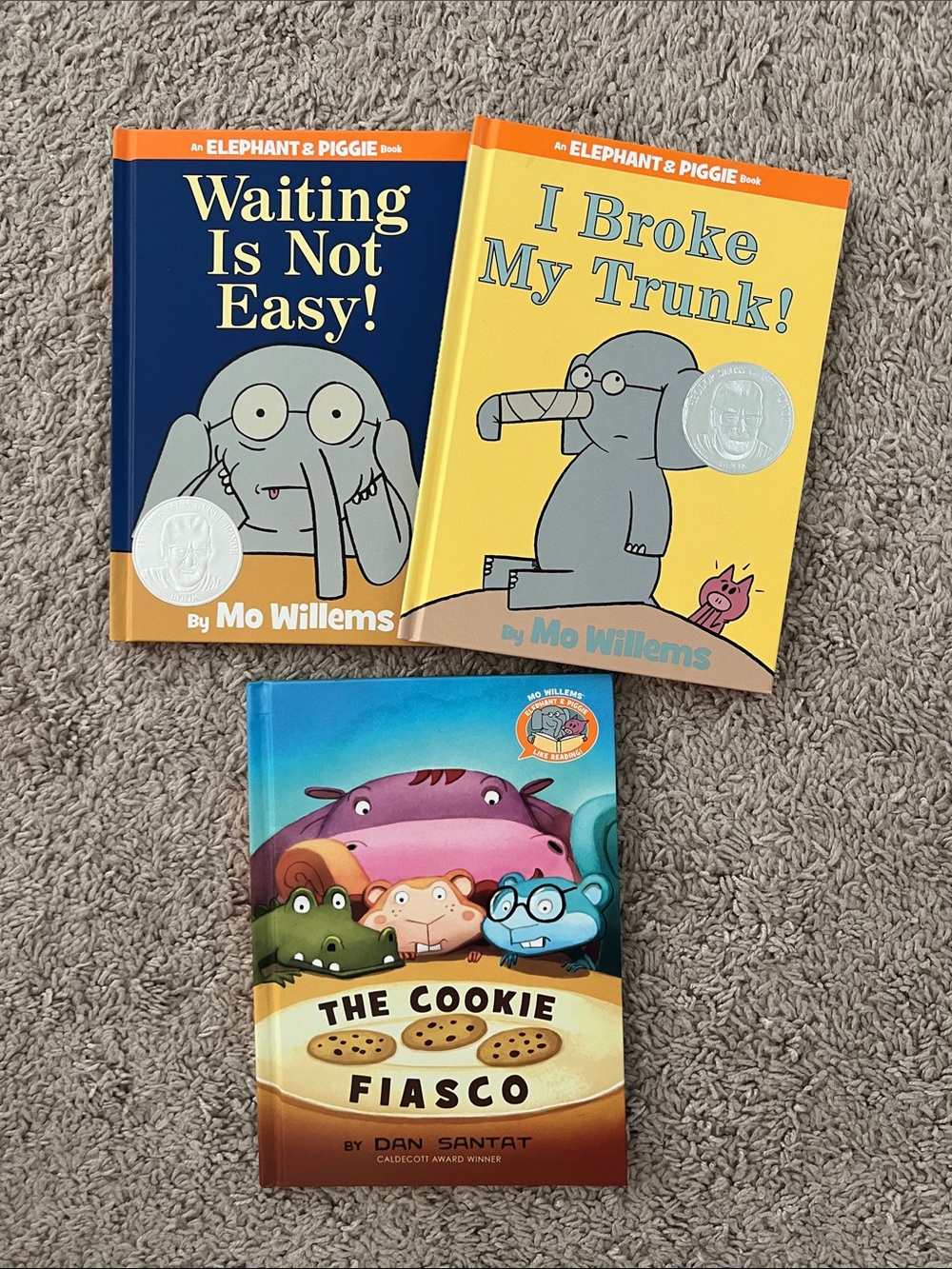 Elephant & Piggie Hardback Book Set by Mo Williams, Including Collab Book